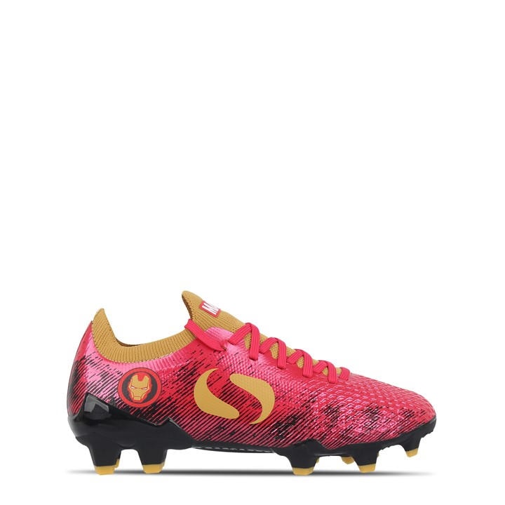 Sondico Boys Red Blaze  Fg Football Boots in Size C12, Sports Direct