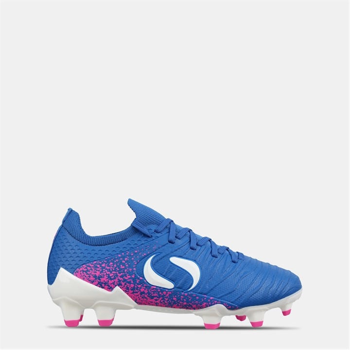 Sondico Boys Blue Blaze  Fg Football Boots in Size C8, Sports Direct