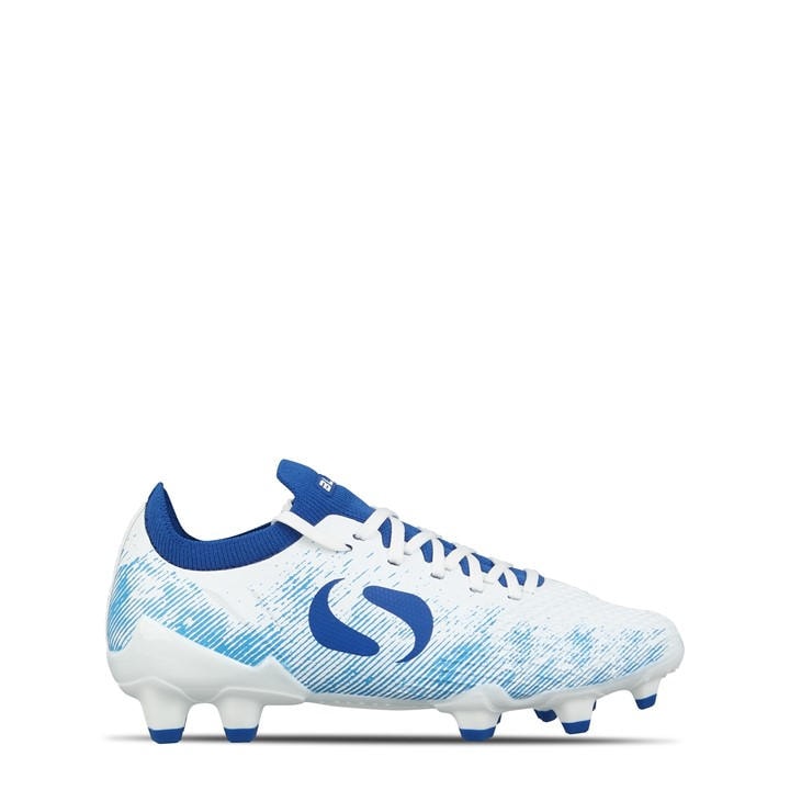 Sondico Boys White Blaze  Fg Football Boots in Size C12, Sports Direct