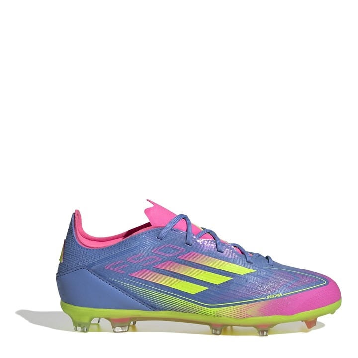 adidas F50 Elite Childrens Firm Ground Football Boots - Blue