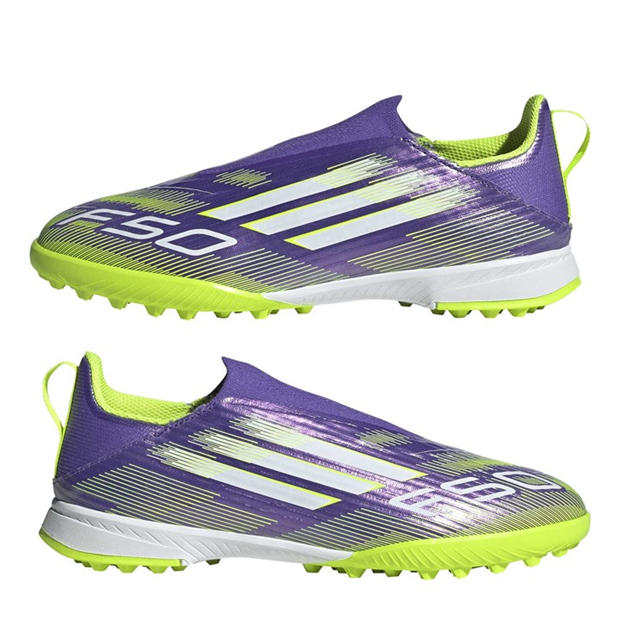 Purple Rush - adidas - Kids' F50 League Astro Turf Football Boot