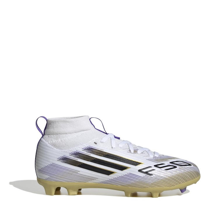 Adidas Boys White F50 League  -Ground Football Boots in Size C11, Sports Direct