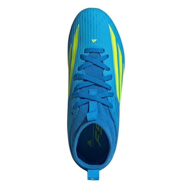 Blue/Yellow - adidas - F50 League Childrens Multi-Ground Football Boots
