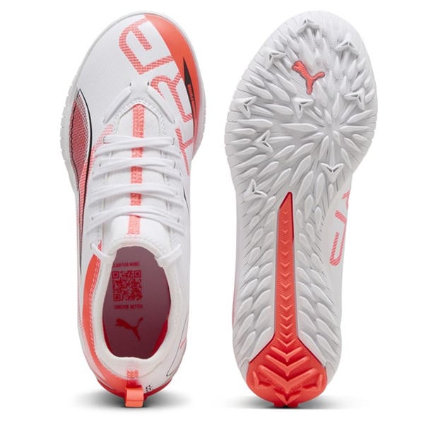 White-Bl - Puma - Puma Ultra 5 Match Tt + Mid Jr Astro Turf Football Boots Unisex Kids