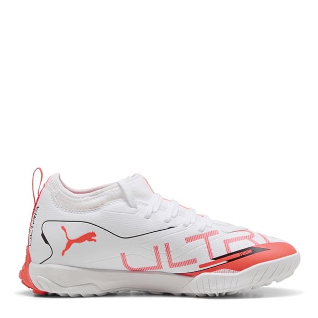 White-Bl - Puma - Puma Ultra 5 Match Tt + Mid Jr Astro Turf Football Boots Unisex Kids