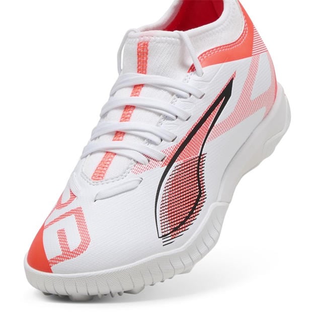 White-Bl - Puma - Puma Ultra 5 Match Tt + Mid Jr Astro Turf Football Boots Unisex Kids