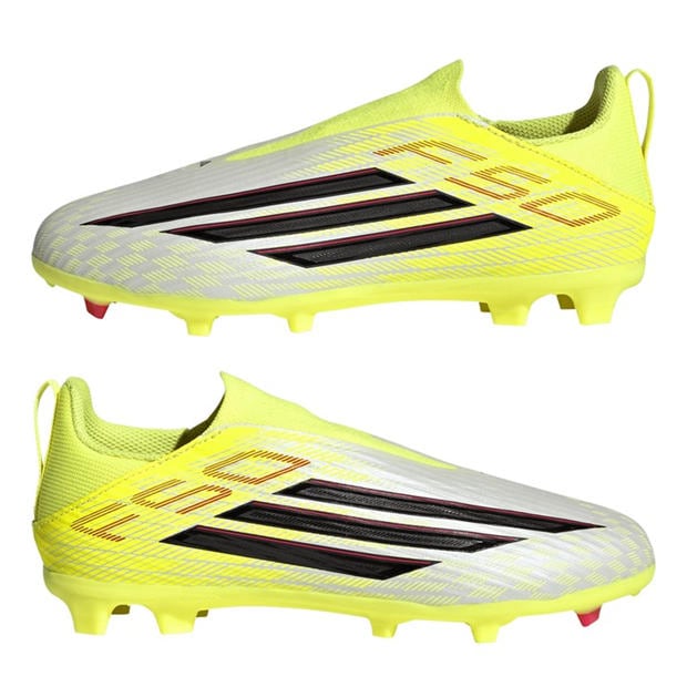 Solar Yellow - adidas - F50 Childrens League Laceless Multi-Ground Boots
