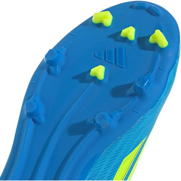 Blue/Yellow - adidas - F50 Childrens League Laceless Multi-Ground Boots