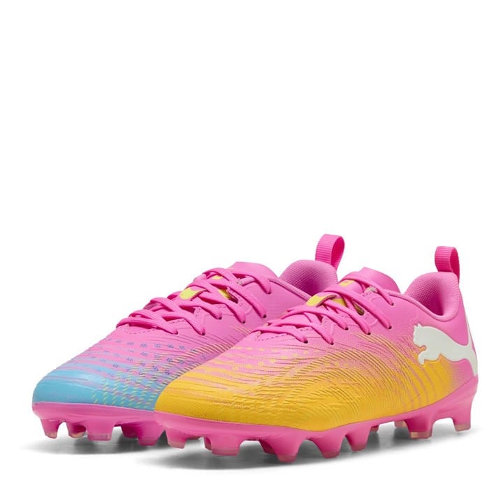 Puma Boys Pink  Future 9 Play Firm Ground Football Boots in Size C12, Sports Direct