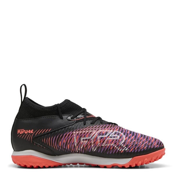 Black-Wh - Puma - Unisex Kids' Future 8 Match TT Mid Astro Turf Football Boots