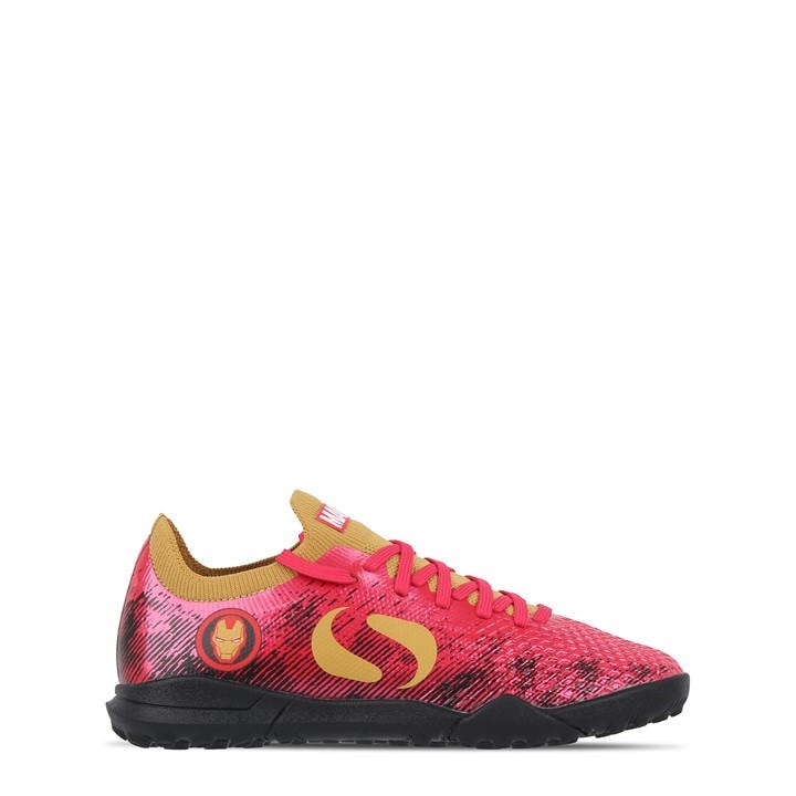 Sondico Boys Red Blaze Childrens Astro Turf Trainers C13