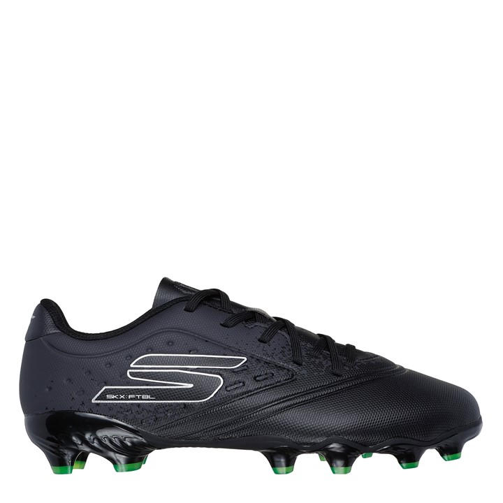 Skechers Boys Black Razor  Firm Ground Football Boots in Size 2.5, Sports Direct
