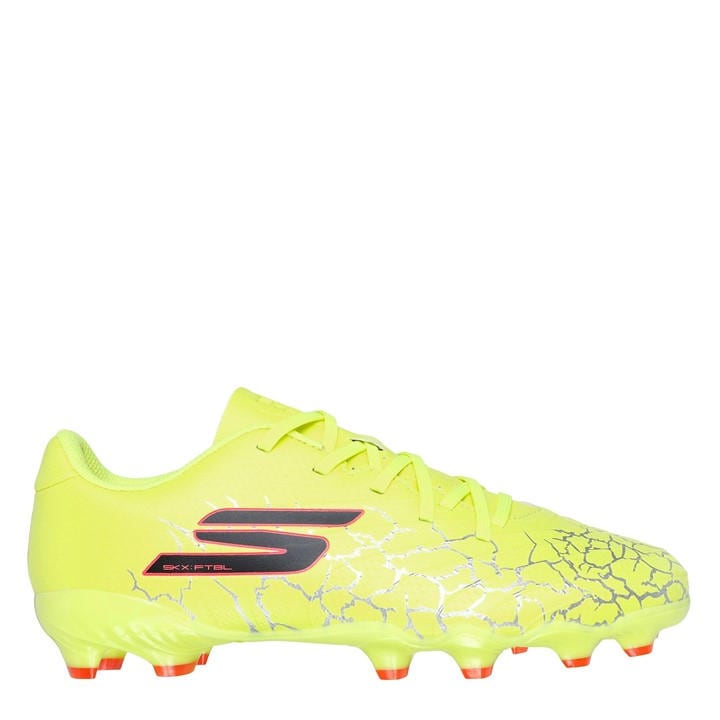 Skechers Boys Yellow Skx 01 Youth  Firm Ground Football Boots in Size 1, Sports Direct