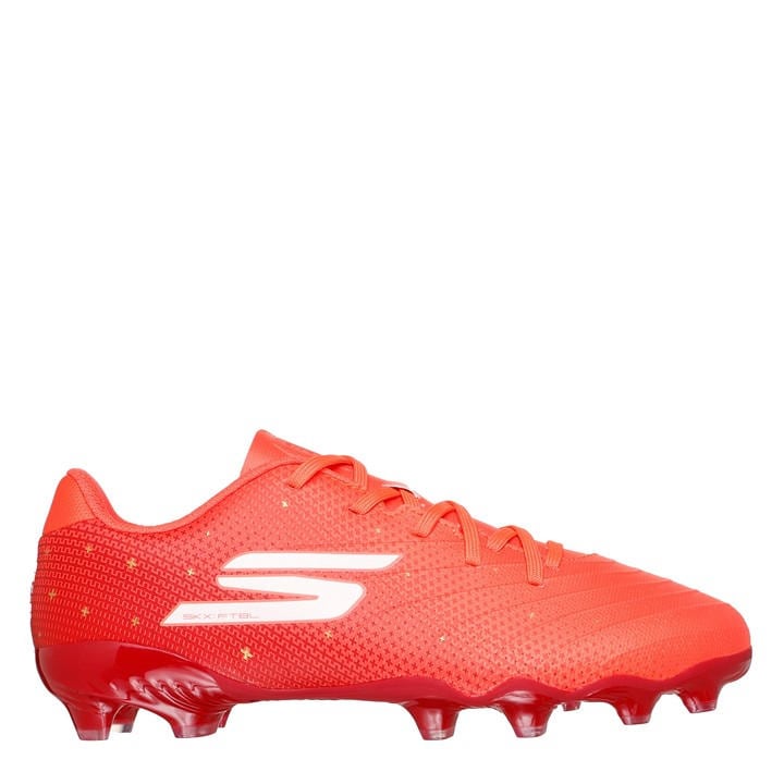 Skechers Boys Orange Skx   Firm Ground Football Boots in Size 1, Sports Direct