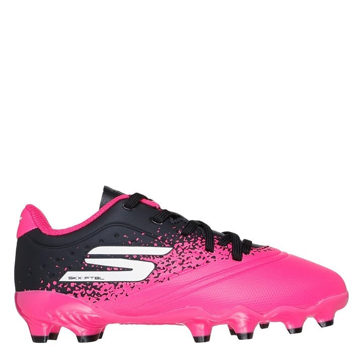 Skechers Boys Black Razor  Firm Ground Football Boots in Size C12.5, Sports Direct