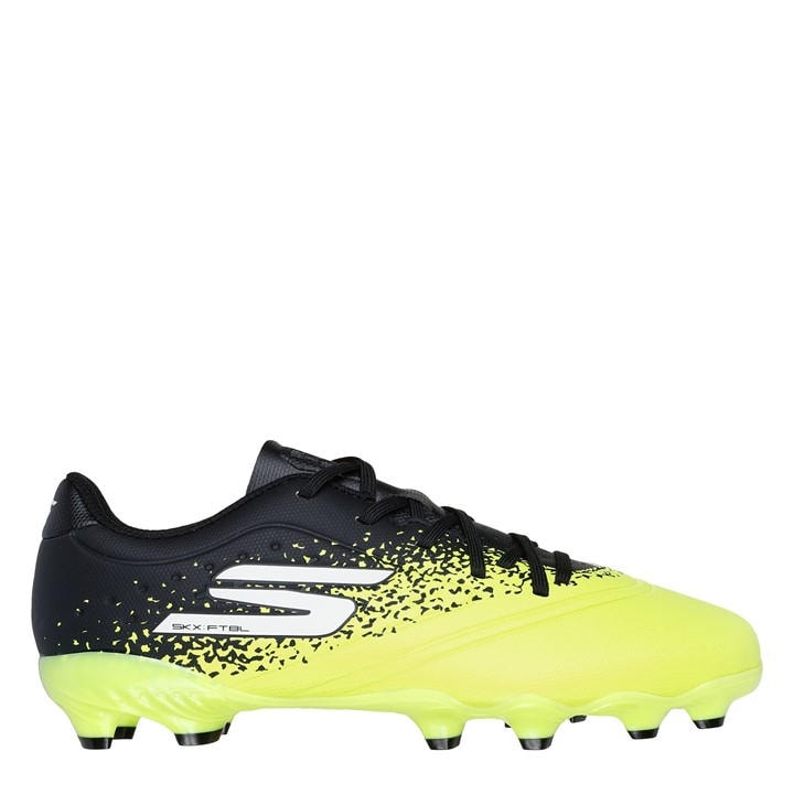 Skechers Boys Yellow Razor  Firm Ground Football Boots in Size C12.5, Sports Direct