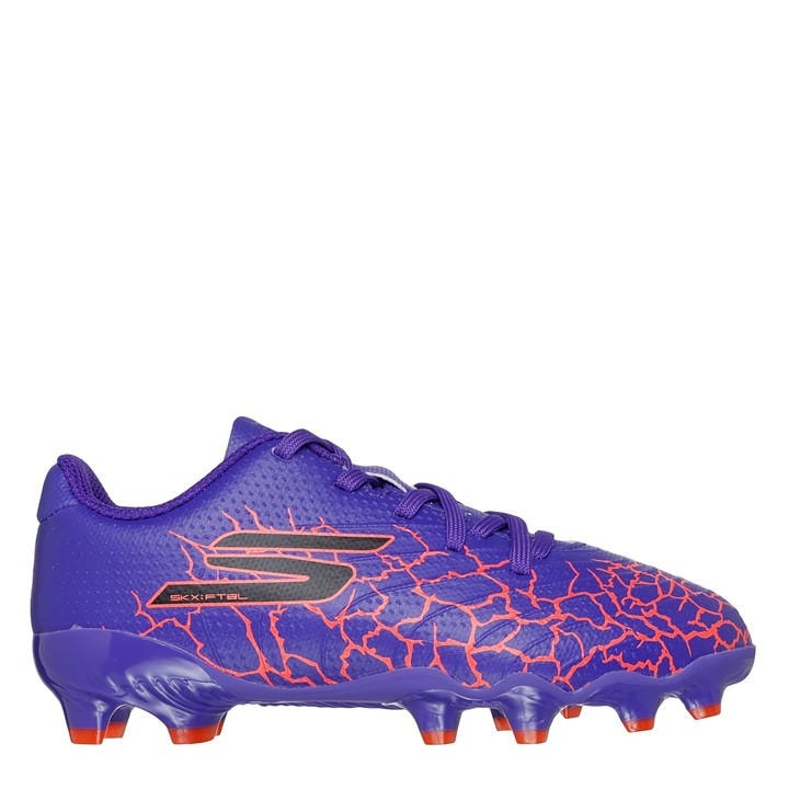 Skechers Boys Purple Skx 01  Firm Ground Football Boots in Size C11.5, Sports Direct
