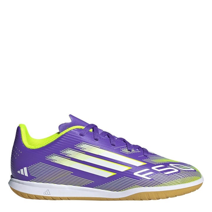 Adidas Boys Purple F50 Club  Indoor Football Boots in Size 4.5, Sports Direct