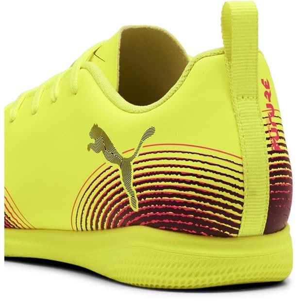 Yellow Alert - Puma - Unisex Kids' Future 8 Play It Indoor Football Boots