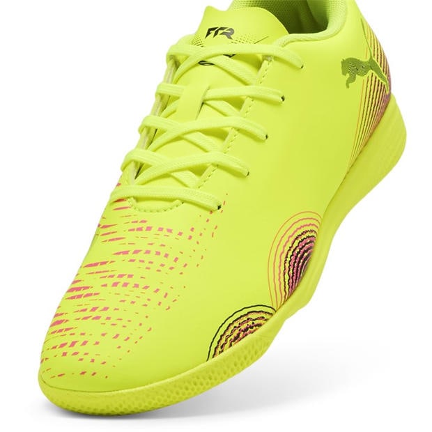 Yellow Alert - Puma - Unisex Kids' Future 8 Play It Indoor Football Boots
