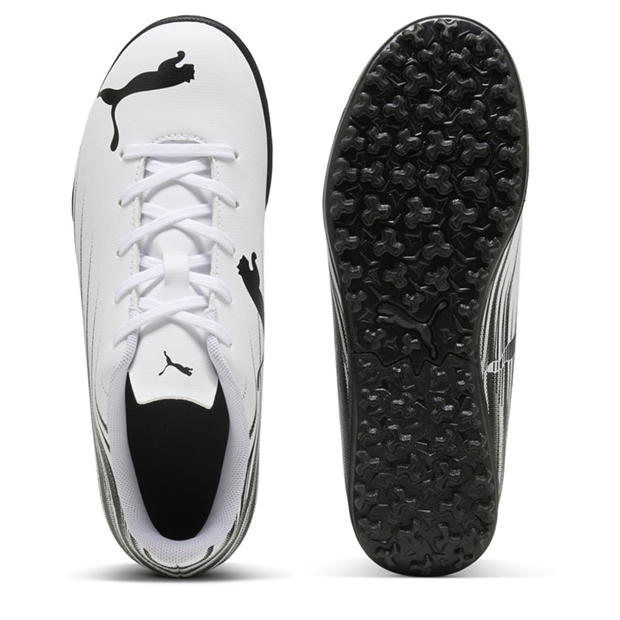 White-Bl - Puma - Kids' Attacanto II TT Astro Turf Football Boots