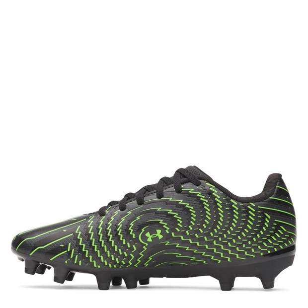Black/Grey - Under Armour - Kids Under Armour Shadow .4 Firm Ground Football Boots