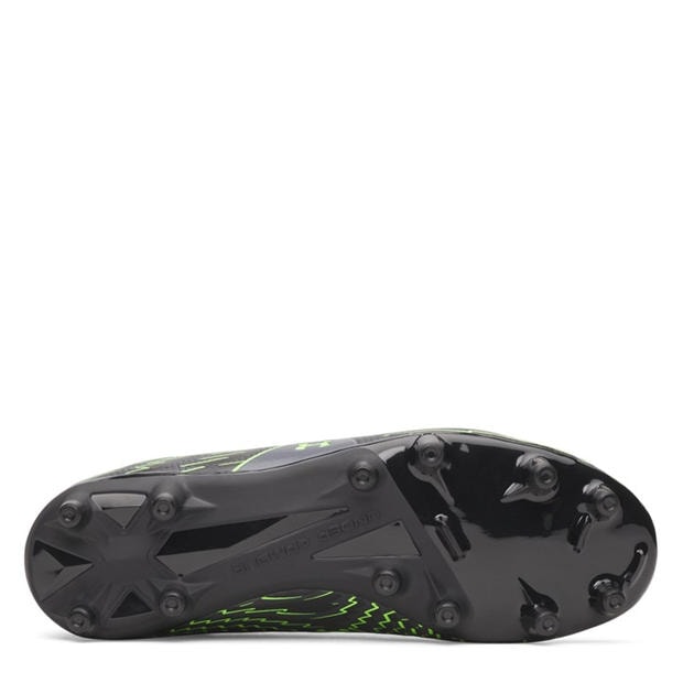 Black/Grey - Under Armour - Kids Under Armour Shadow .4 Firm Ground Football Boots