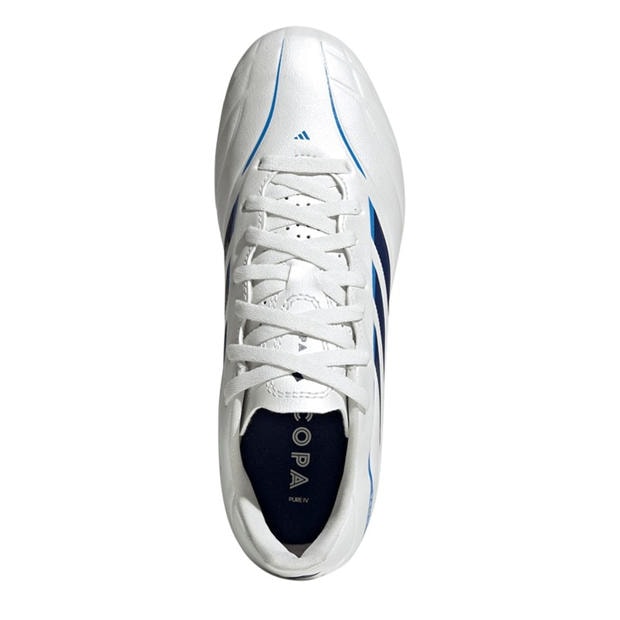 Wht/Blk/Blu - adidas - Childrens adidas Copa Pure IV Club Firm Ground Football Boots