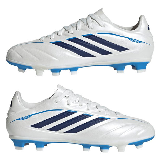 Wht/Blk/Blu - adidas - Childrens adidas Copa Pure IV Club Firm Ground Football Boots