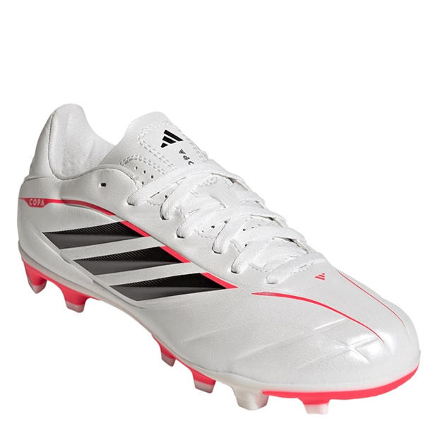 Silver/Black - adidas - Childrens adidas Copa Pure IV Club Firm Ground Football Boots