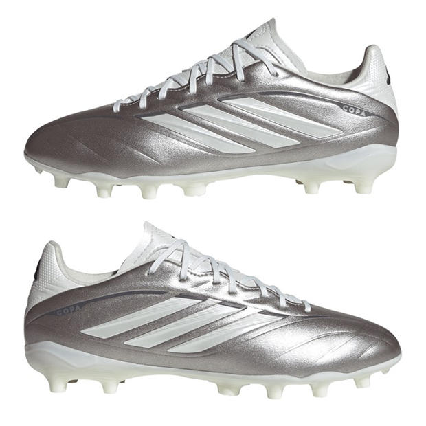 Silver - adidas - Kids' League Firm Ground Football Boots
