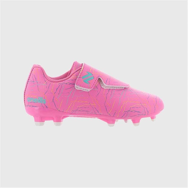Pink Multi - ONeills - ONeills Sanctum Velcro Firm Ground Boots