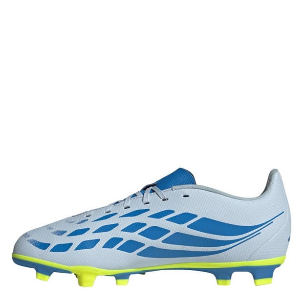 Blue/Yellow - adidas - Childrens adidas Predator Club Firm Ground Football Boots