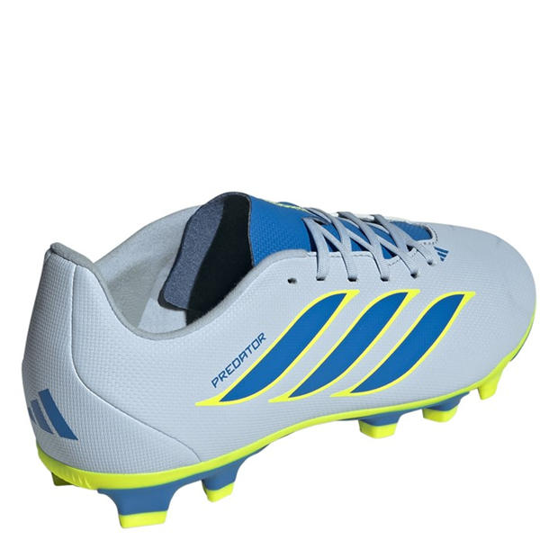 Blue/Yellow - adidas - Childrens adidas Predator Club Firm Ground Football Boots