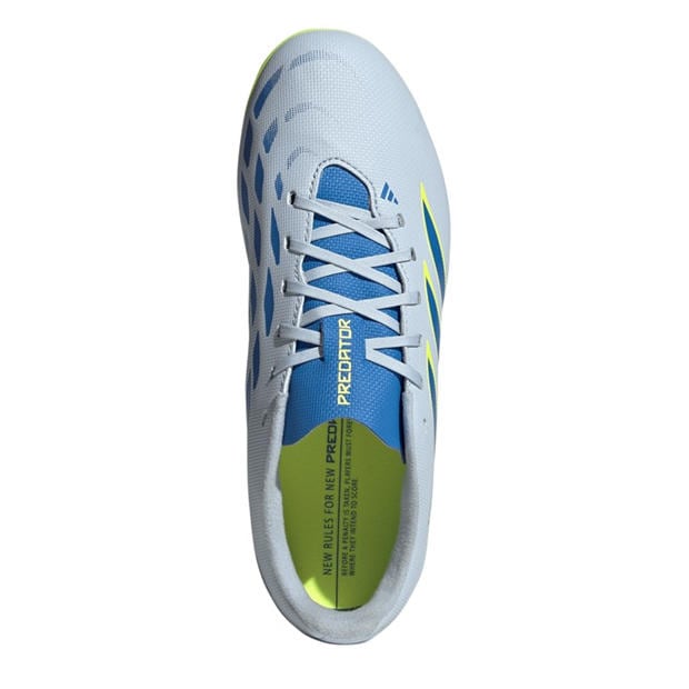 Blue/Yellow - adidas - Childrens adidas Predator Club Firm Ground Football Boots