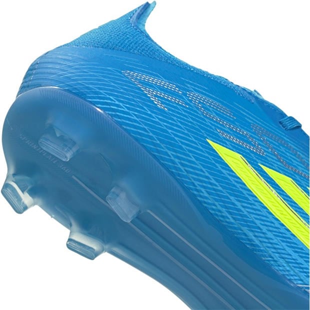 Blue/Yellow - adidas - F50 Elite Childrens Firm Ground Football Boots
