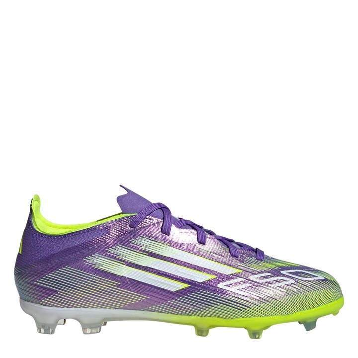 Adidas Boys Purple F50 Elite  Firm Ground Football Boots in Size C10, Sports Direct