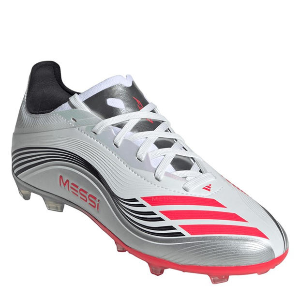 White/Red - adidas - F50 Elite Childrens Firm Ground Football Boots