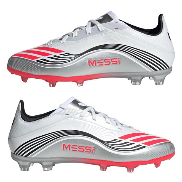 White/Red - adidas - F50 Elite Childrens Firm Ground Football Boots