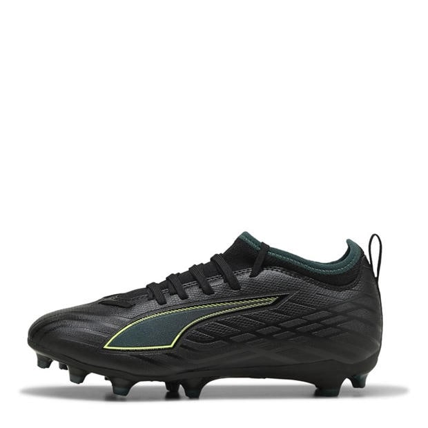 Blk-FL-GrnTrrn - Puma - Unisex Kids' Ultra 6 Match Firm Ground Football Boots