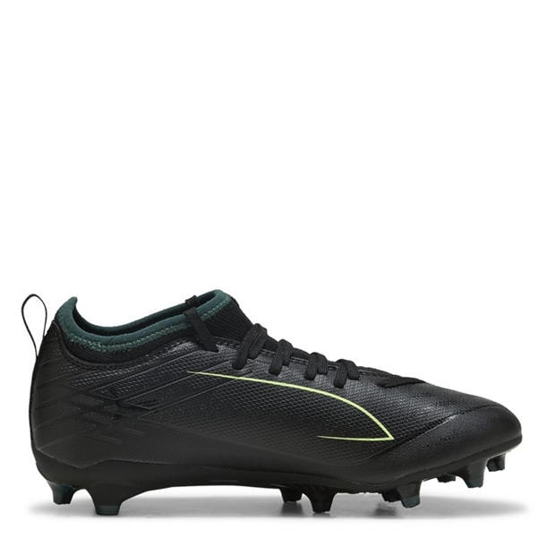 Blk-FL-GrnTrrn - Puma - Unisex Kids' Ultra 6 Match Firm Ground Football Boots