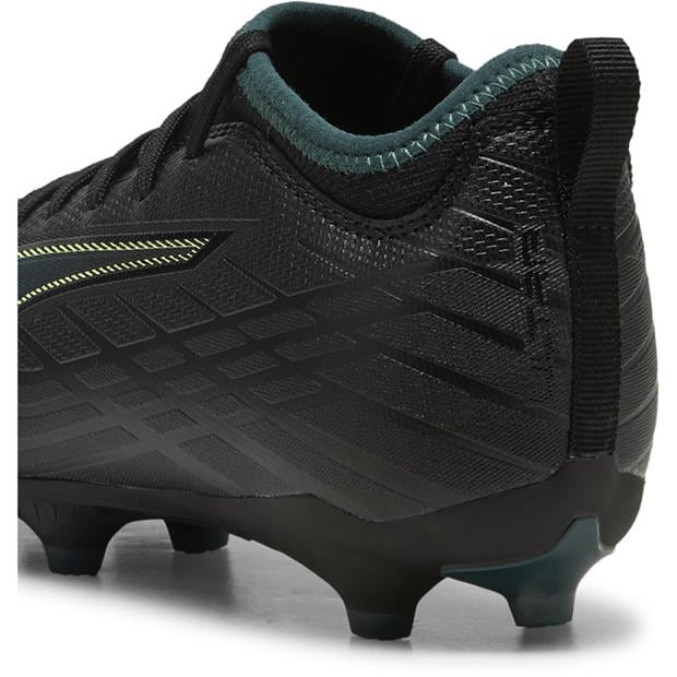 Blk-FL-GrnTrrn - Puma - Unisex Kids' Ultra 6 Match Firm Ground Football Boots
