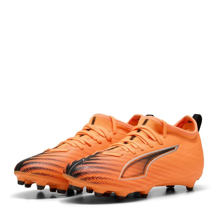 Puma  Kids Red ' Ultra 6 Match Firm Ground Football Boots in Size C13.5, Sports Direct