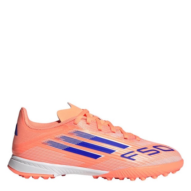 Oranžová/Modrá - adidas - F50 League Childrens Astro Turf Football Boots