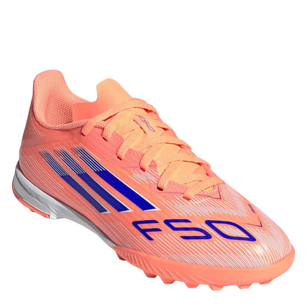 Oranžová/Modrá - adidas - F50 League Childrens Astro Turf Football Boots