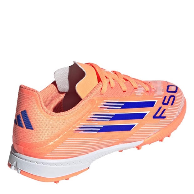 Oranžová/Modrá - adidas - F50 League Childrens Astro Turf Football Boots