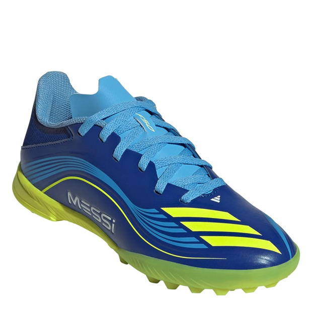 Modrá/Žltá - adidas - F50 League Childrens Astro Turf Football Boots