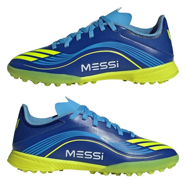 Modrá/Žltá - adidas - F50 League Childrens Astro Turf Football Boots