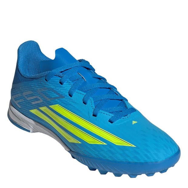 Blue/Yellow - adidas - F50 League Childrens Astro Turf Football Boots