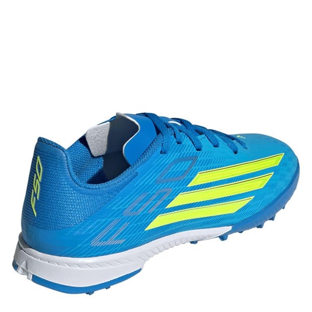 Blue/Yellow - adidas - F50 League Childrens Astro Turf Football Boots